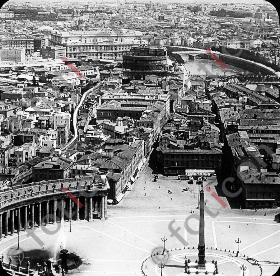 Blick über Rom | View over Rome (foticon-simon-025-038-sw.jpg)